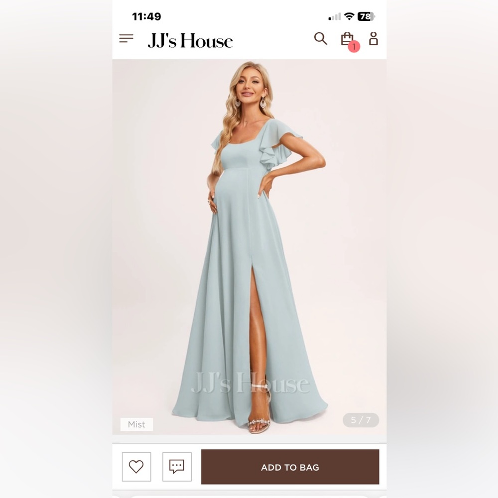 JJ’s house maternity dress